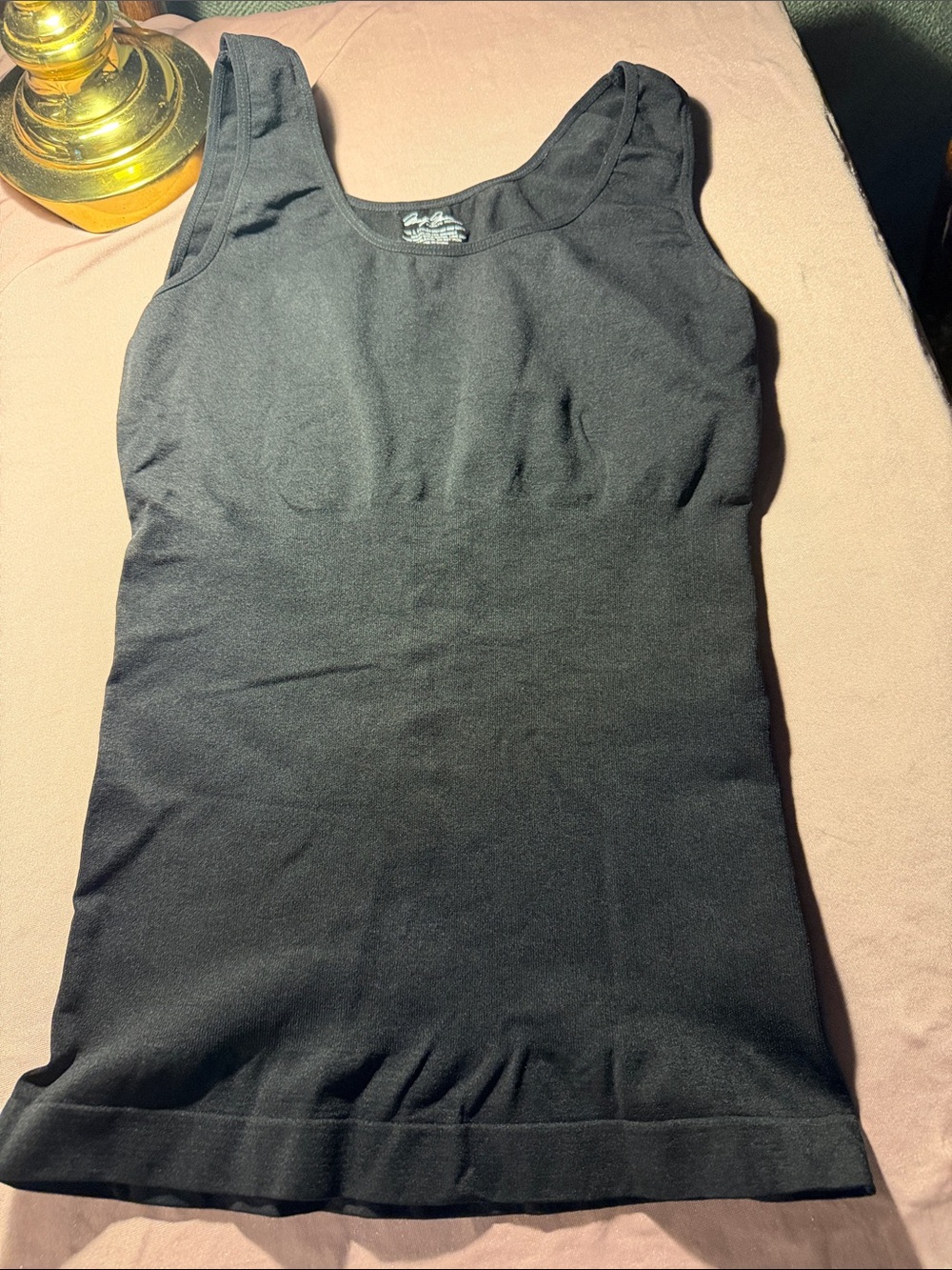 Marilyn Monroe Black Seamless Tank Top